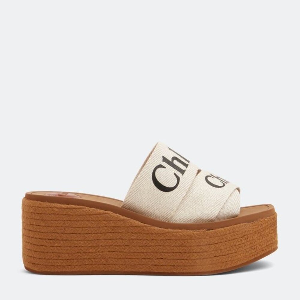Chloe Woody Platform Sandals-Brand New
